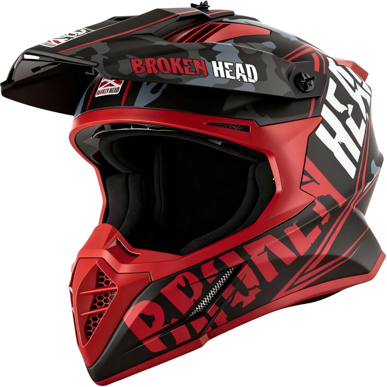 Broken Head Crosshelm Squadron Rebelution V3 Camouflage Rot